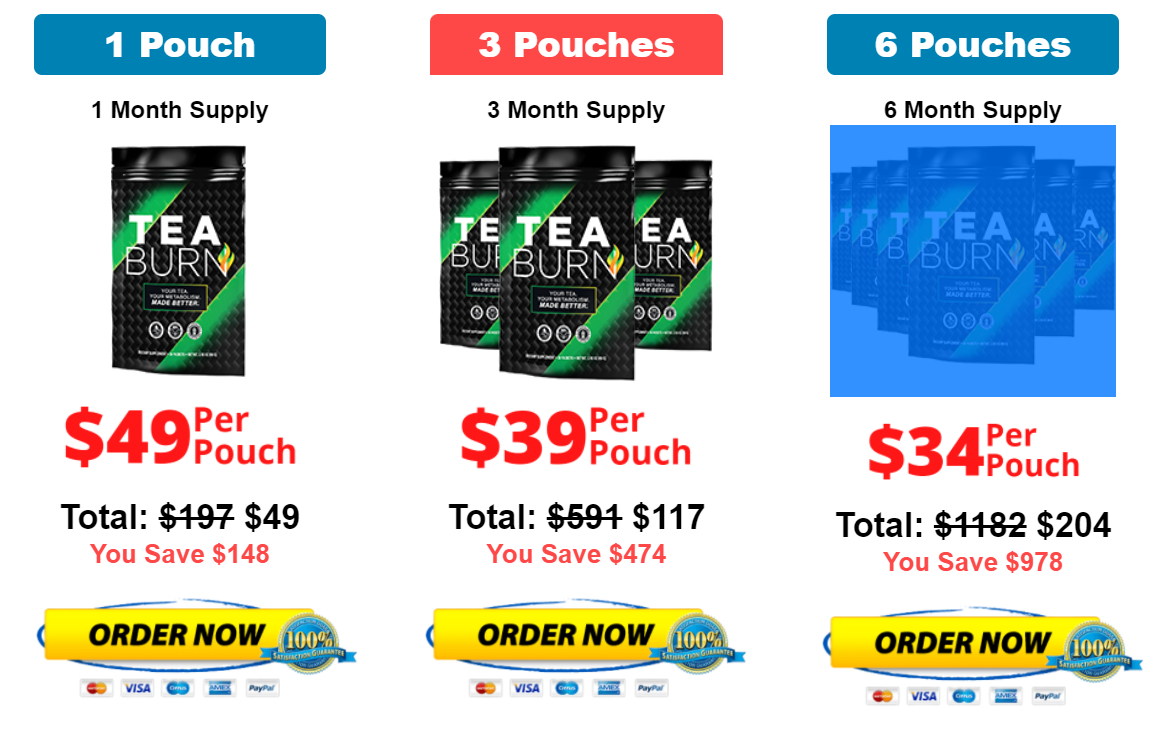 Tea Burn Special Offer